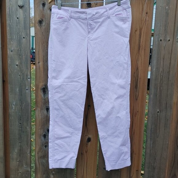LOVELY OLD NAVY Pixie Lavender Pants Women's Size 8 - Picture 1 of 6